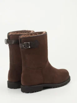 Ludwig Reiter – Winterstiefel aus Veloursleder schokobraun
