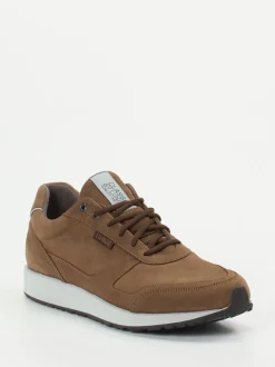 Lunge – Retro-Sneaker aus Kalbleder braun