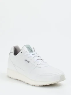 Lunge – Sneaker aus Lammleder Weiß matt