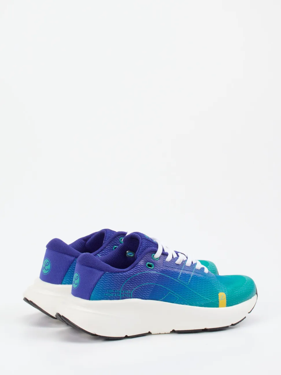Lunge – Sneaker aus Textil in Türkisblau