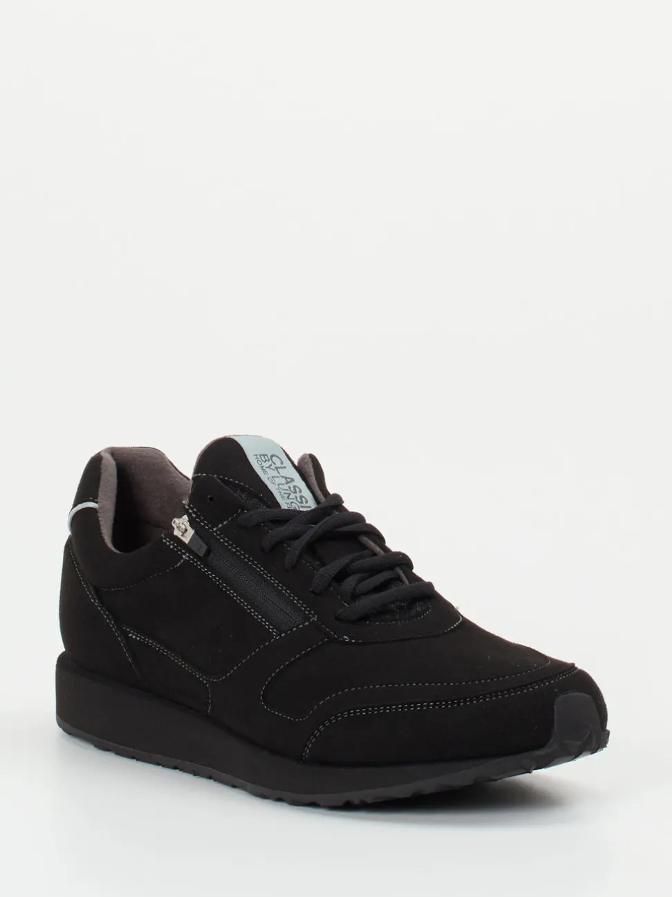 Lunge – Sneaker aus Textil in Velourslederoptik