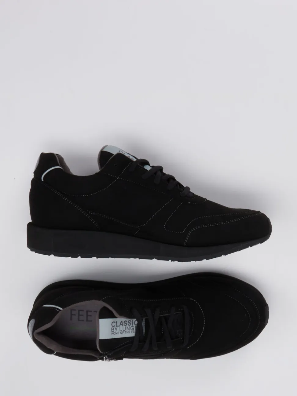 Lunge – Sneaker aus Textil in Velourslederoptik