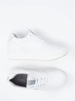 Lunge – Sneaker aus Textil in Weiß