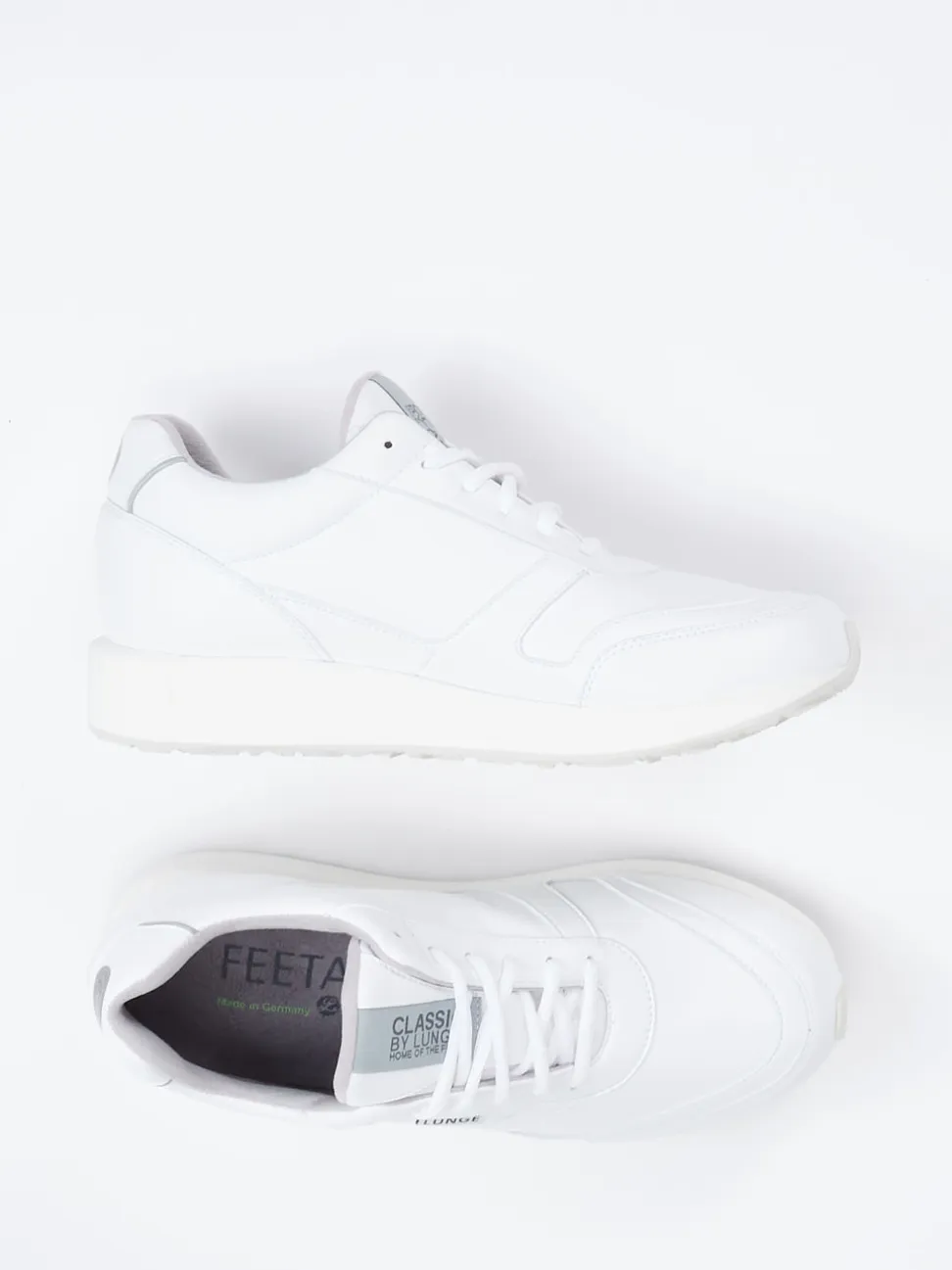 Lunge – Sneaker aus Textil in Weiß