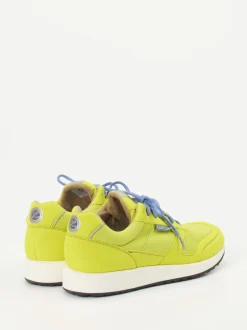 Lunge – Sneaker aus Textil in Limettengelb