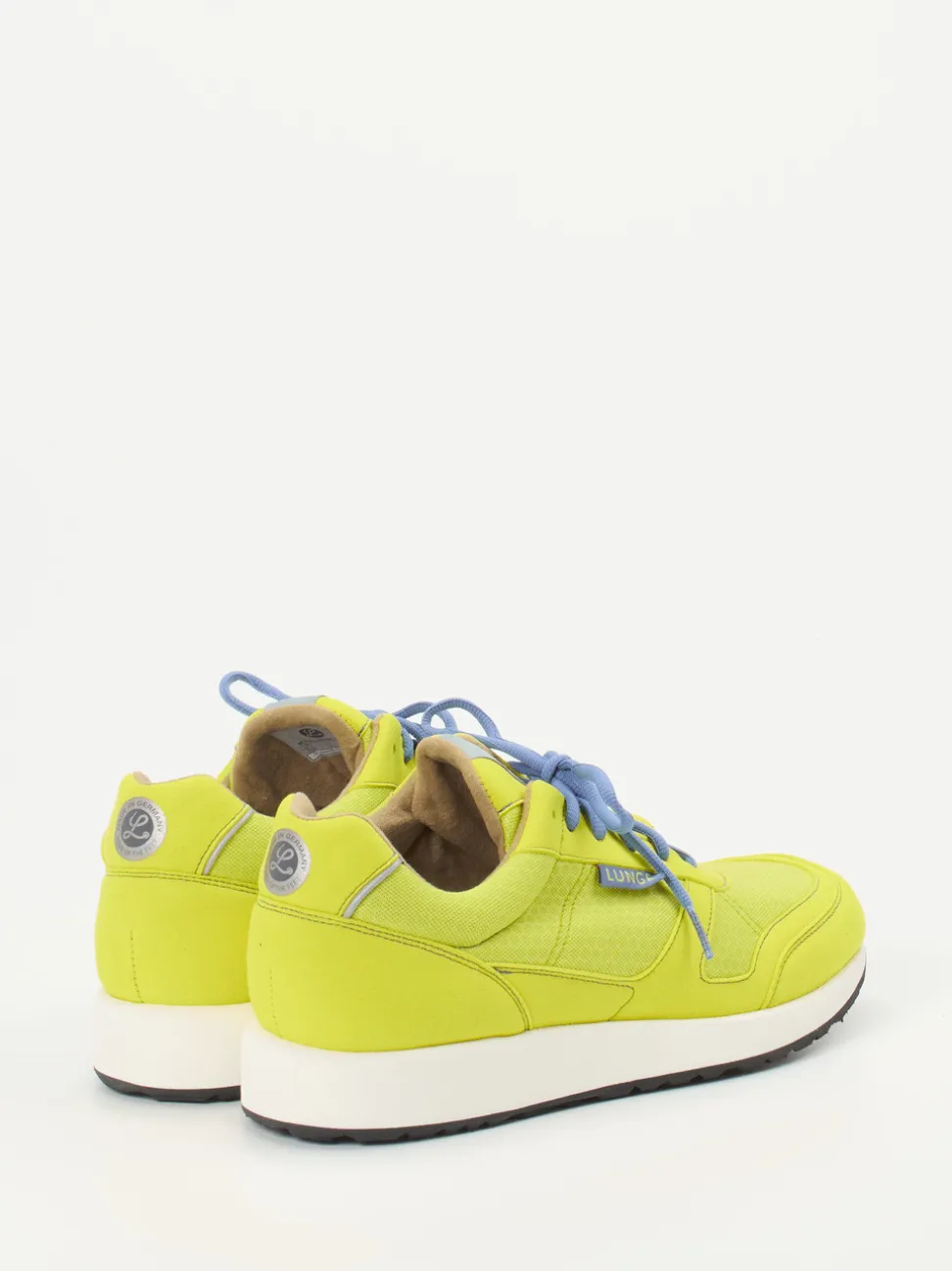 Lunge – Sneaker aus Textil in Limettengelb