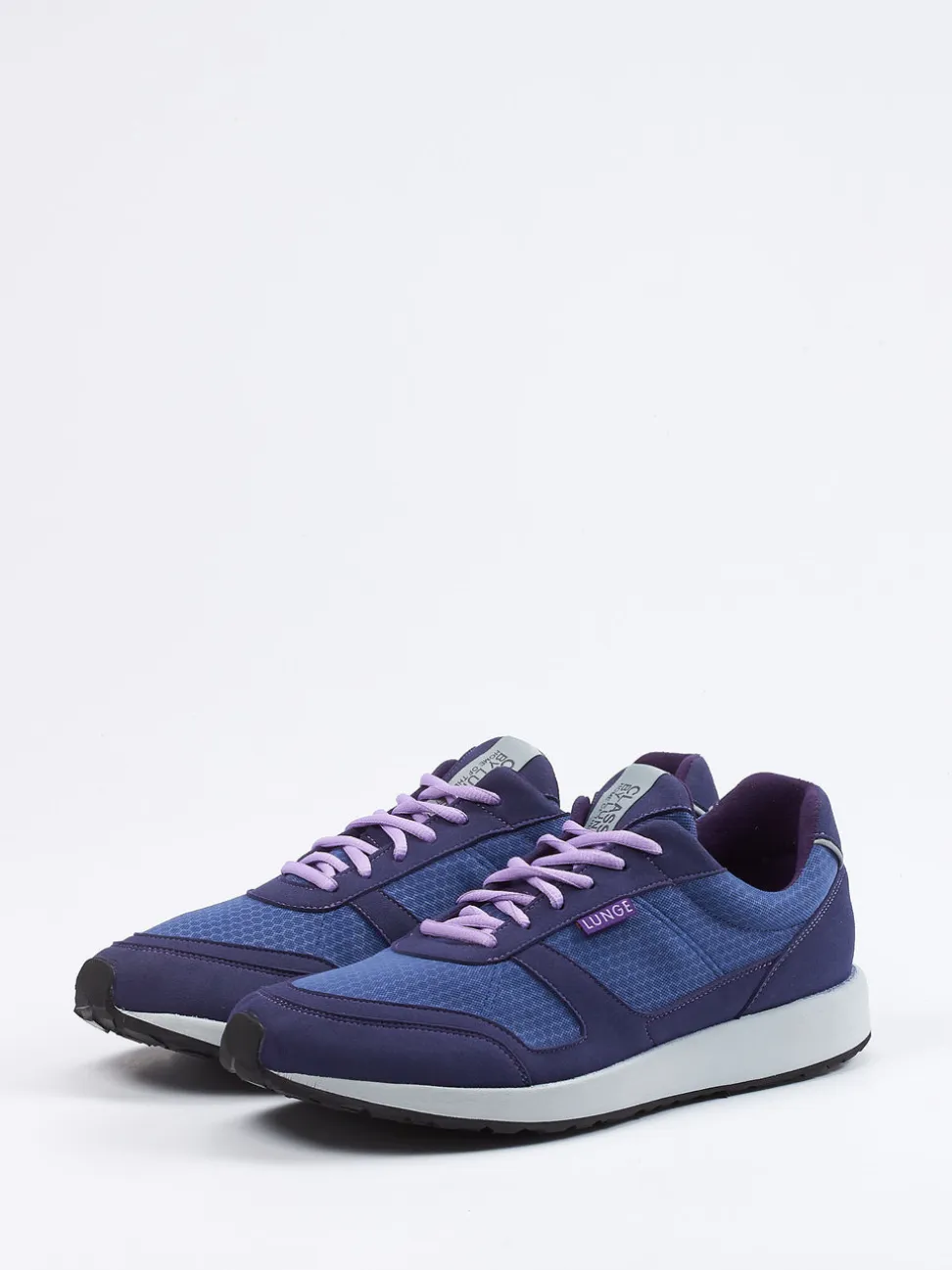 Lunge – Sneaker aus Textil in Indigoblau