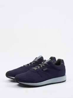 Lunge – Sneaker aus Textil in Dunkelblau
