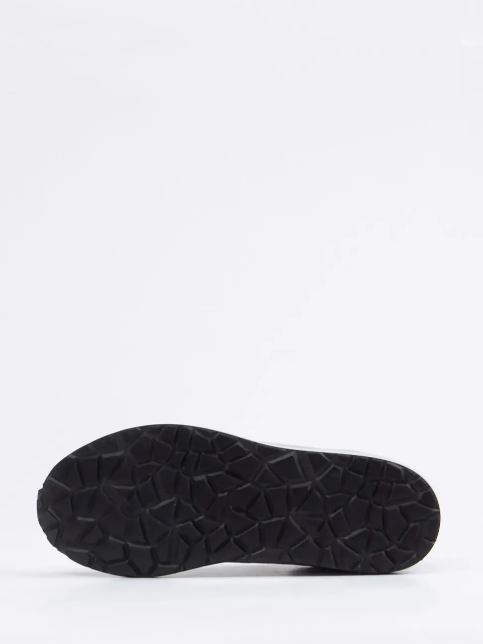 Lunge – Sneaker aus Velourslederoptik grau