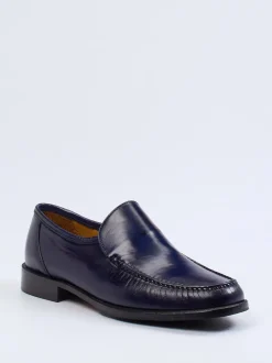 Maestro Eugenio – Loafer aus Lammleder in Blau