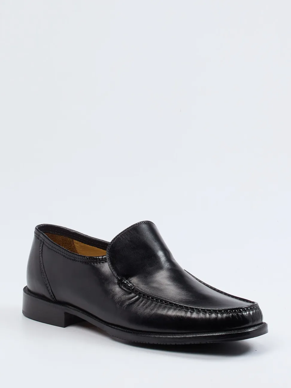 Maestro Eugenio – Loafer aus Glattleder schwarz