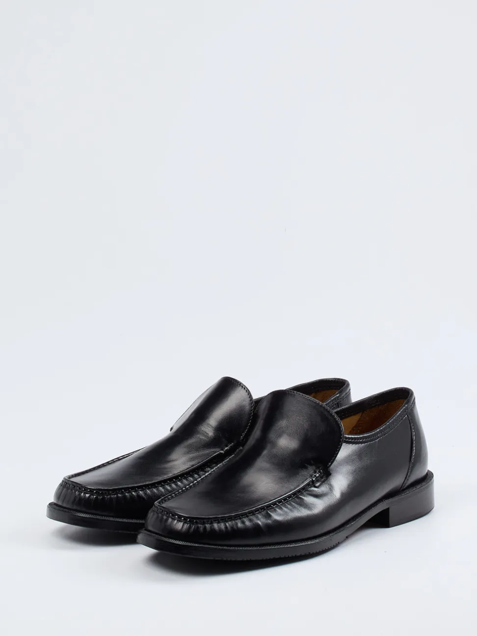 Maestro Eugenio – Loafer aus Glattleder schwarz