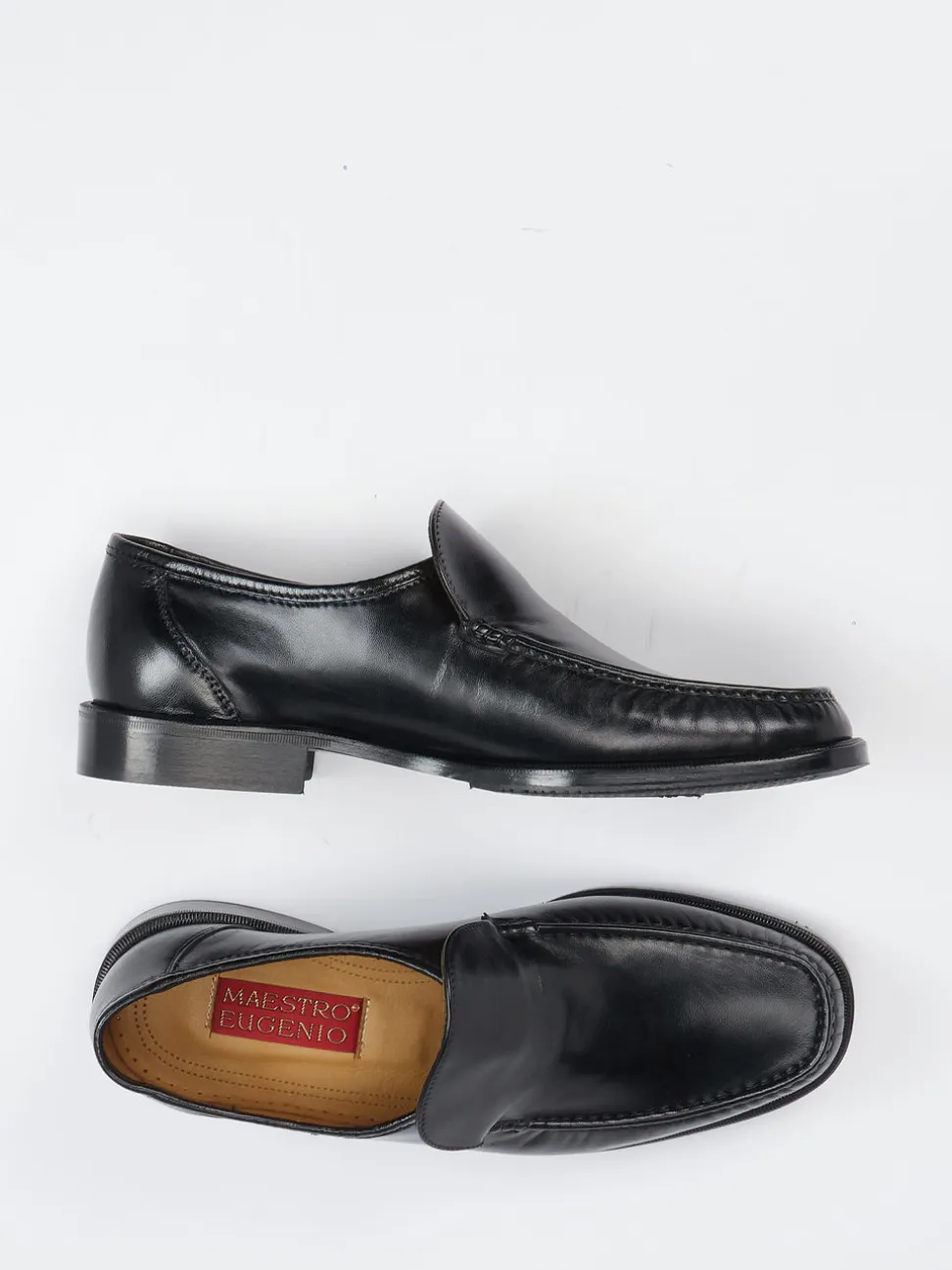 Maestro Eugenio – Loafer aus Glattleder schwarz
