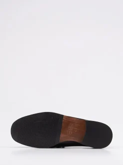 Maestro Eugenio – Penny Loafer aus Lammleder schwarz