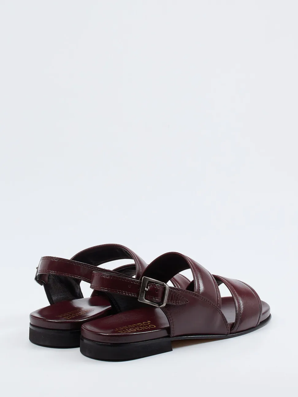 Maestro Eugenio – Sandalen aus Ziegenleder bordeauxrot