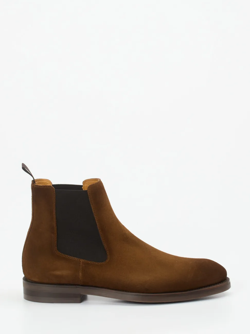 Magnanni – Chelsea Boots aus Veloursleder braun