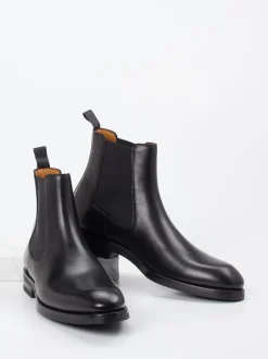 Magnanni – Chelsea Boots aus Kalbleder Schwarz