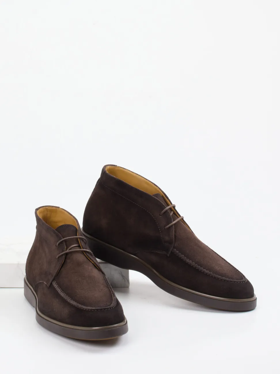 Magnanni – Desert Boots aus Veloursleder Dunkelbraun
