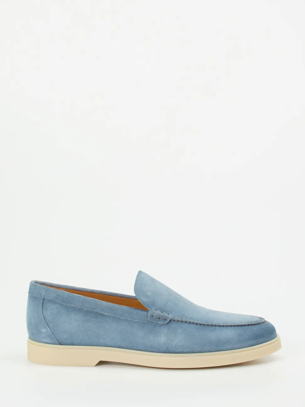 Magnanni – Loafer aus Veloursleder himmelblau