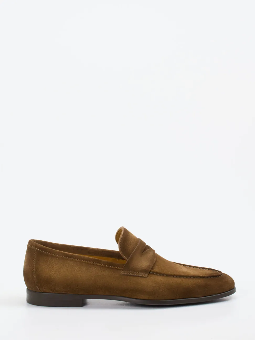 Magnanni – Loafer aus Veloursleder Cognacbraun