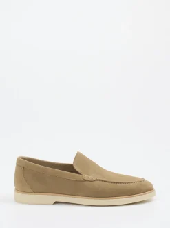 Magnanni – Loafer aus Veloursleder in Beigebraun