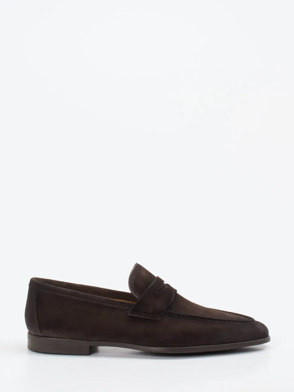 Magnanni – Penny Loafer aus Veloursleder Dunkelbraun