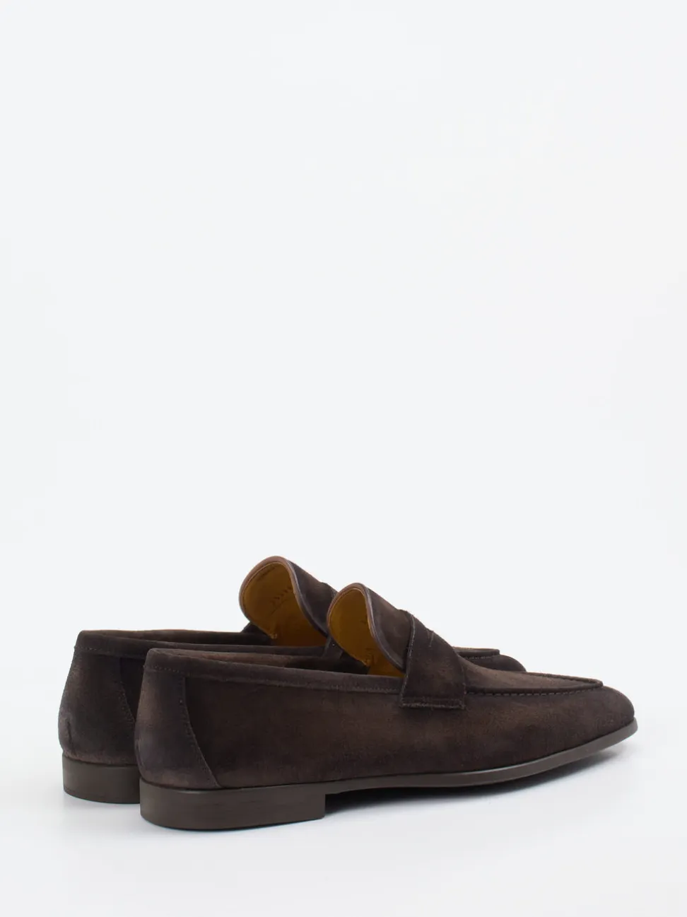 Magnanni – Penny Loafer aus Veloursleder Dunkelbraun