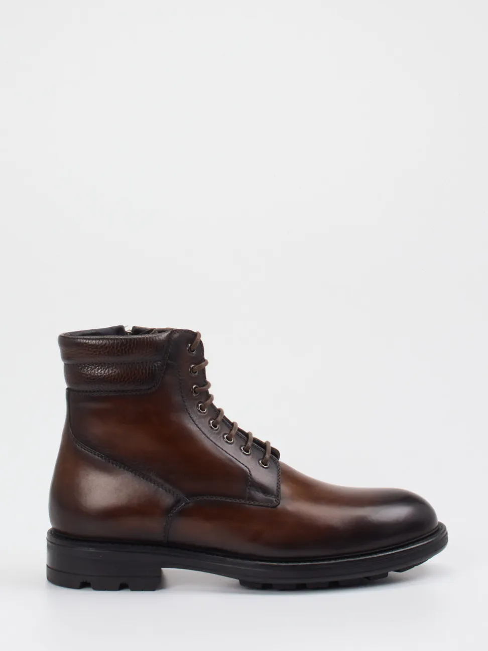 Magnanni – Schnürboots aus Kalbleder Dunkelbraun