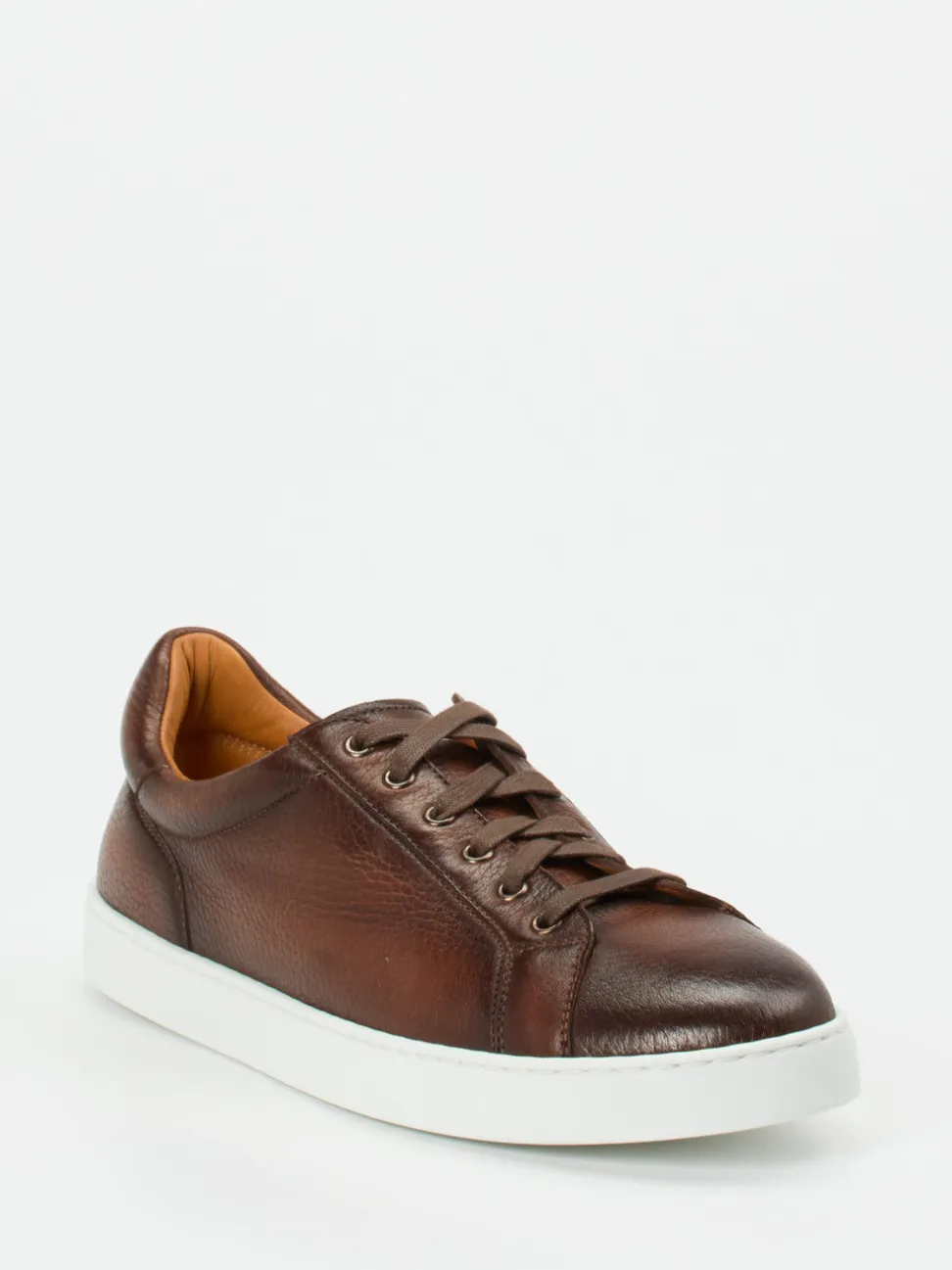Magnanni – Sneaker aus Hirschleder Dunkelbraun