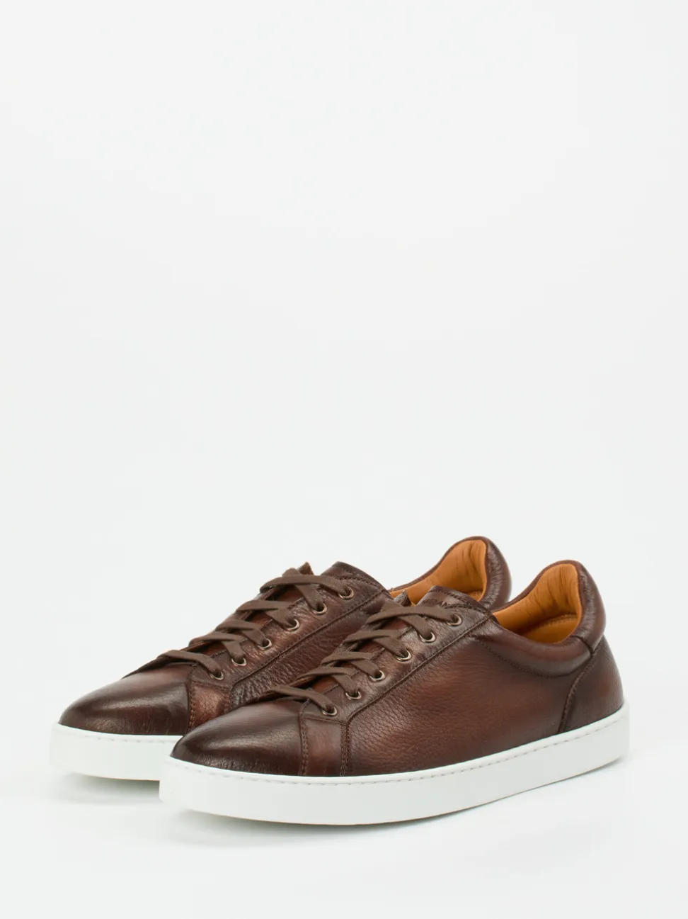 Magnanni – Sneaker aus Hirschleder Dunkelbraun