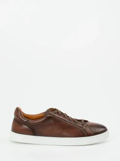 Magnanni – Sneaker aus Hirschleder Dunkelbraun