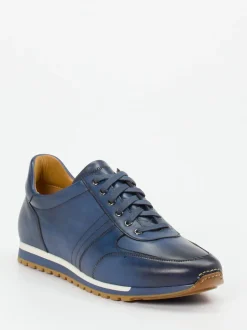 Magnanni – Sneaker aus Kalbleder in Nachtblau