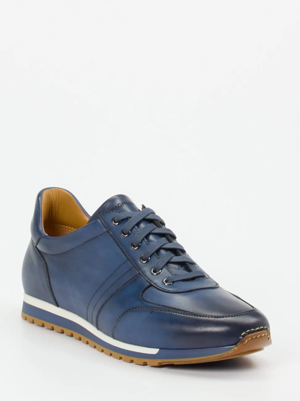 Magnanni – Sneaker aus Kalbleder in Nachtblau