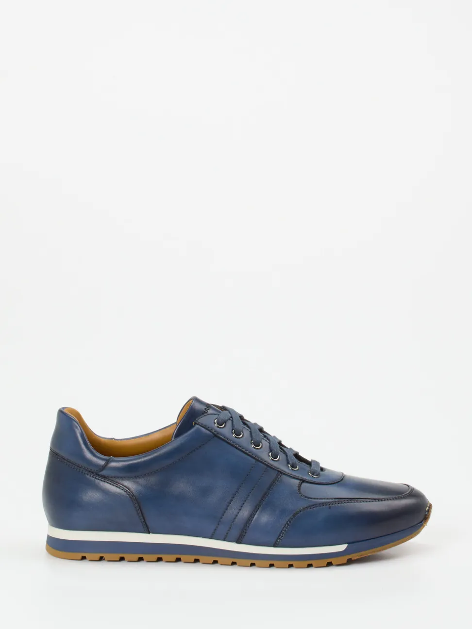 Magnanni – Sneaker aus Kalbleder in Nachtblau