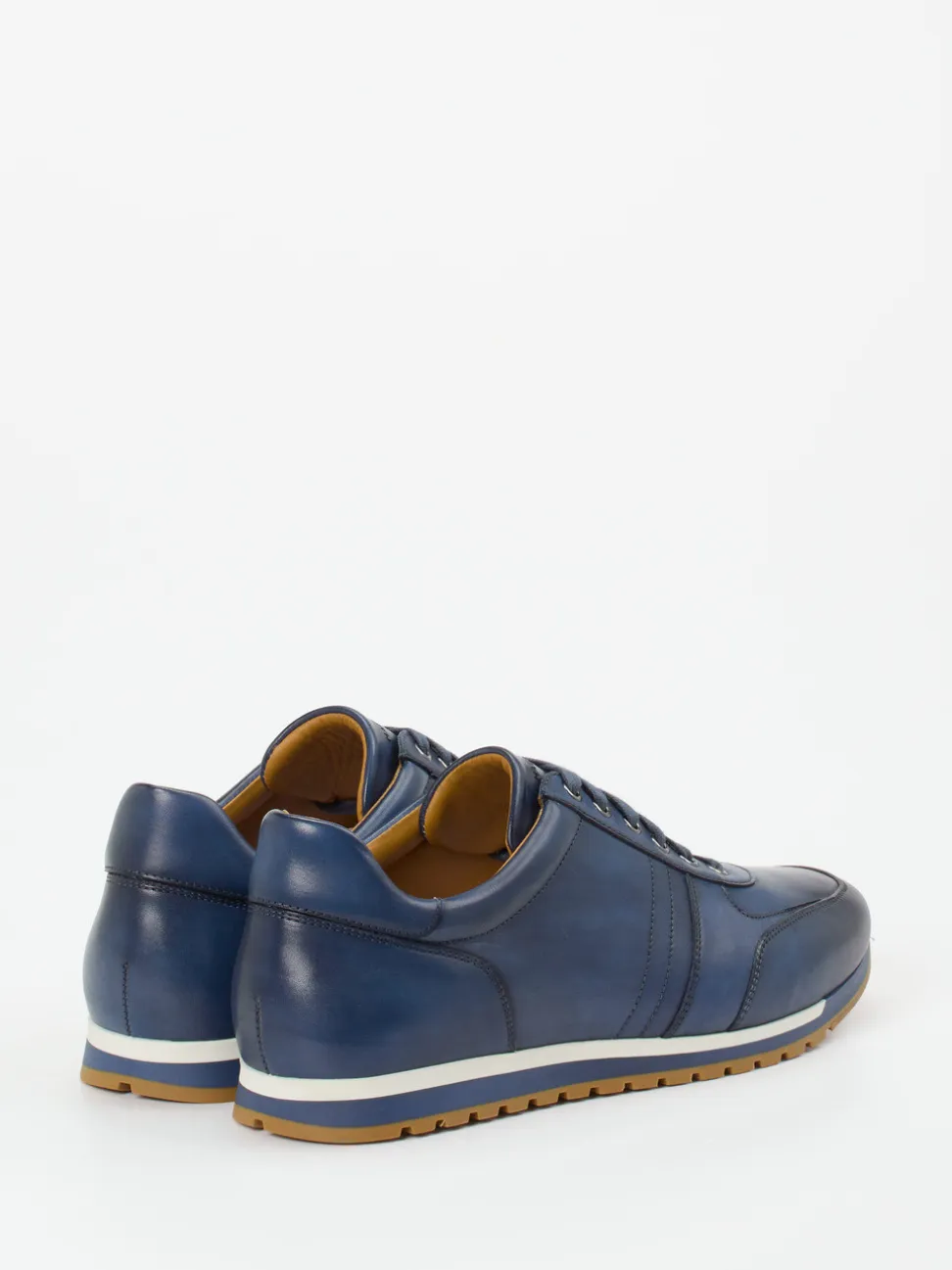 Magnanni – Sneaker aus Kalbleder in Nachtblau