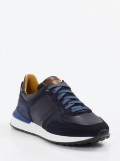 Magnanni – Sneaker aus Nubukleder Dunkelblau