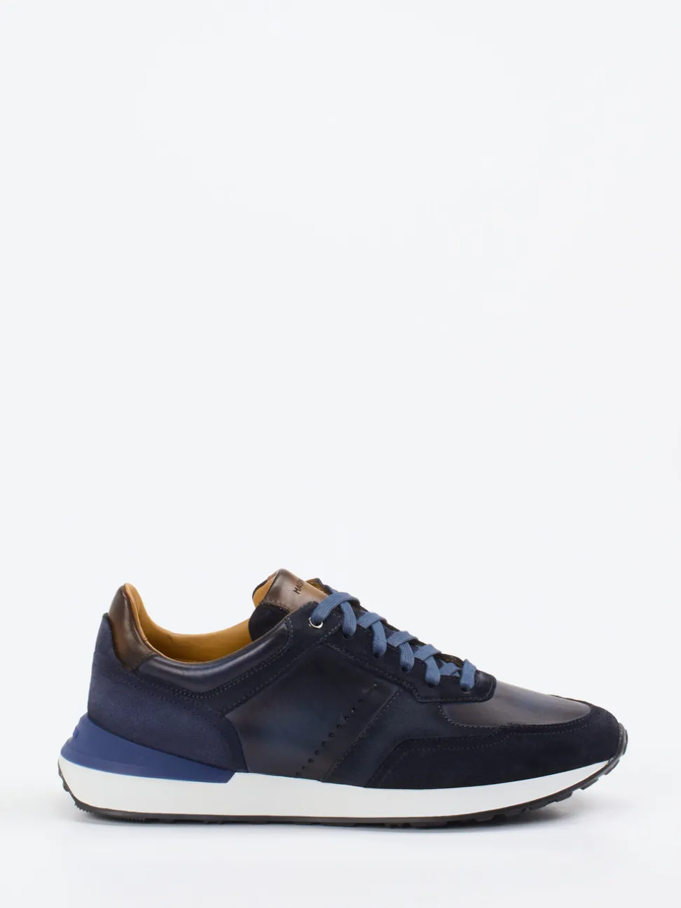 Magnanni – Sneaker aus Nubukleder Dunkelblau