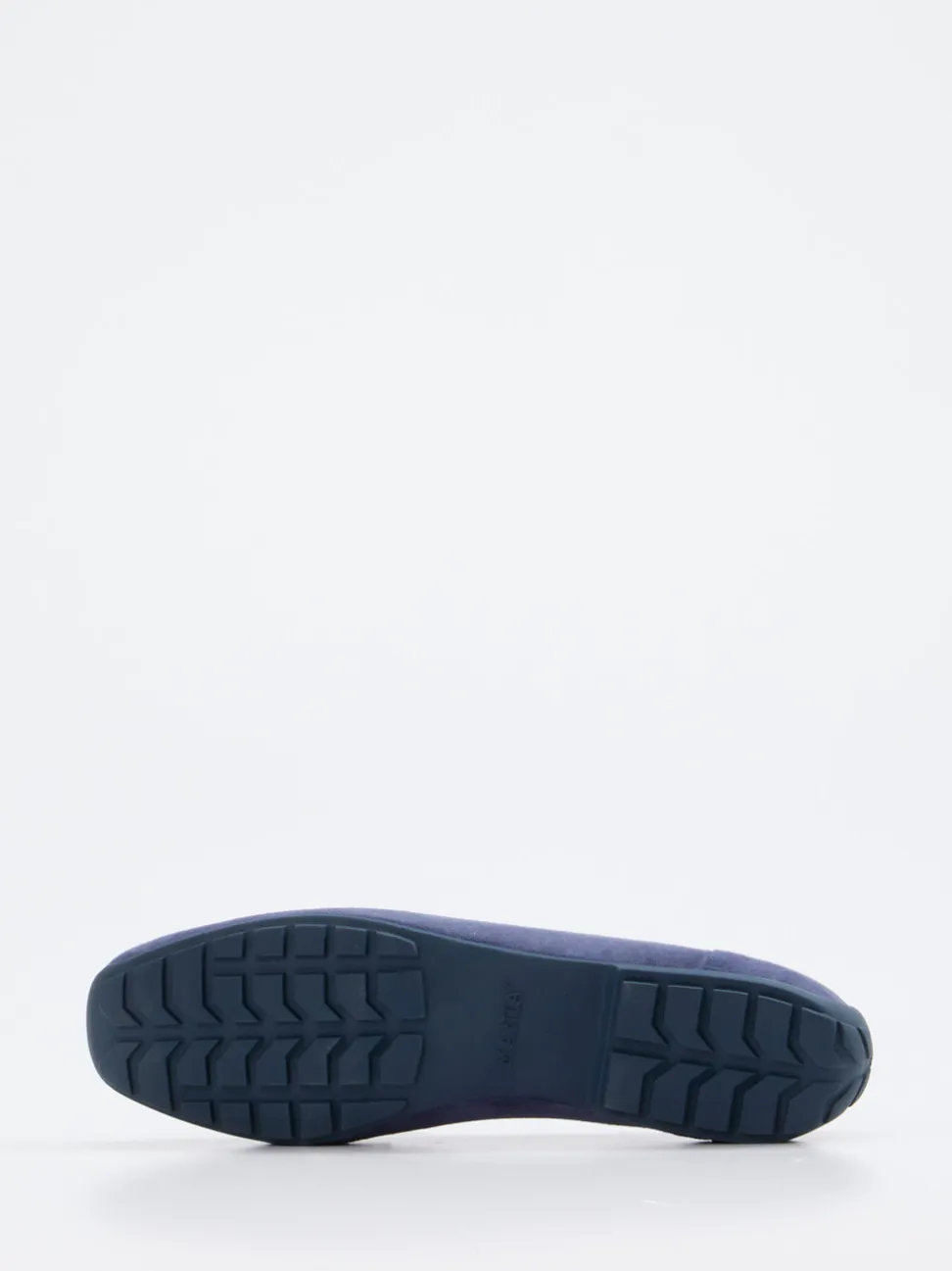 Mania – Loafer aus Veloursleder in Jeansblau