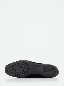 Mania – Loafer aus Veloursleder in Schwarz