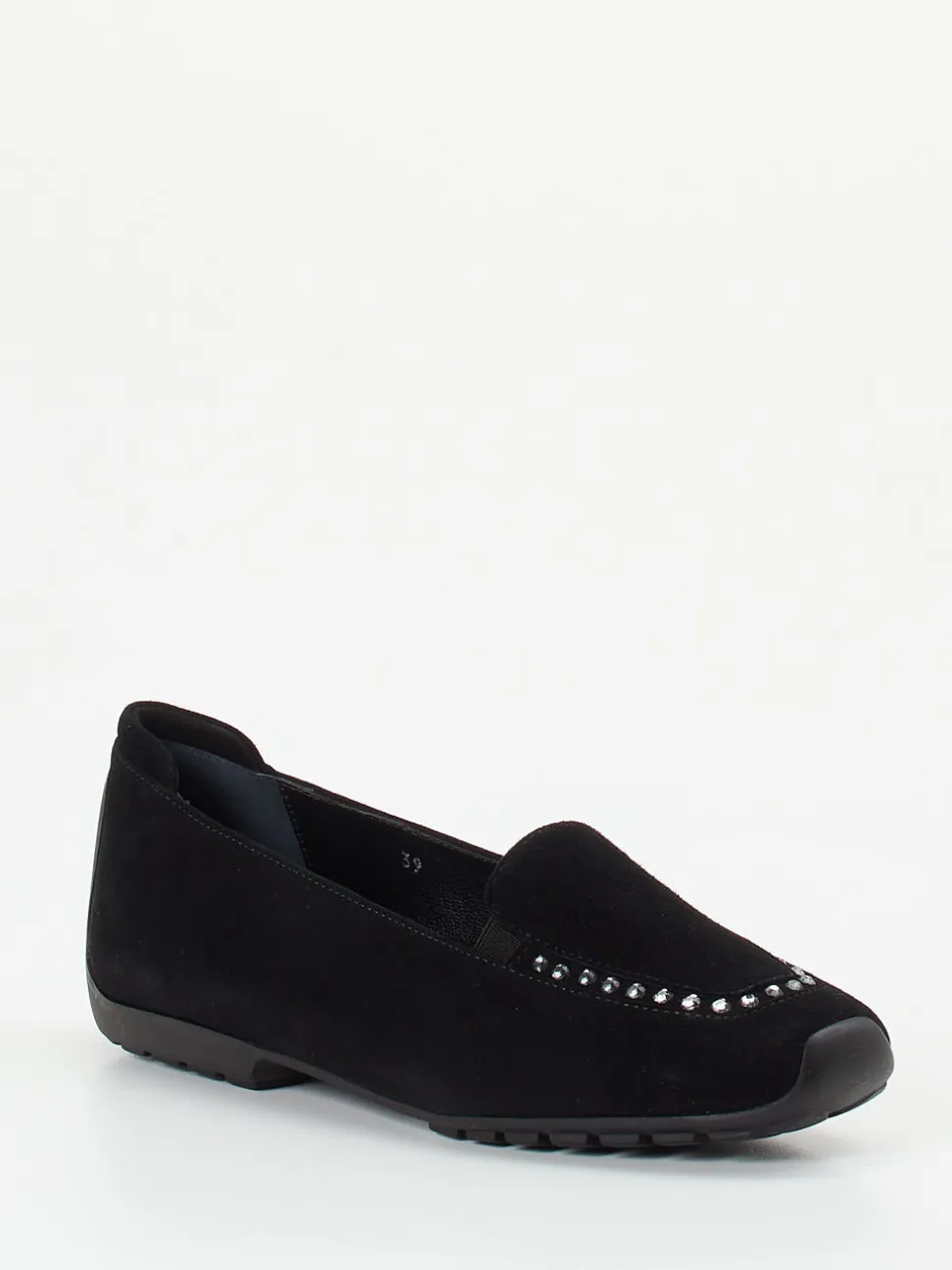 Mania – Loafer aus Veloursleder Schwarz