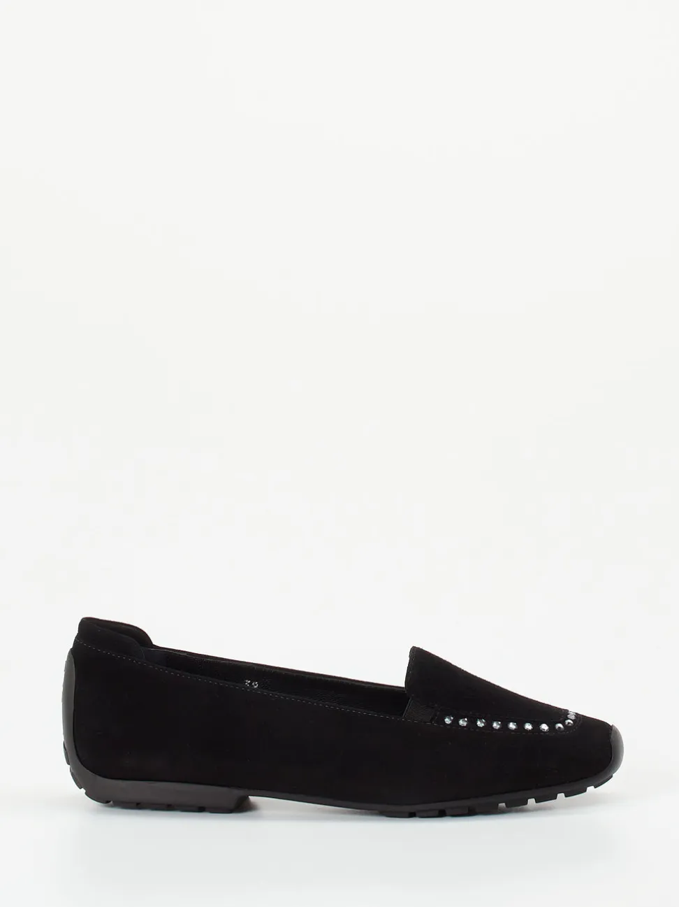 Mania – Loafer aus Veloursleder Schwarz