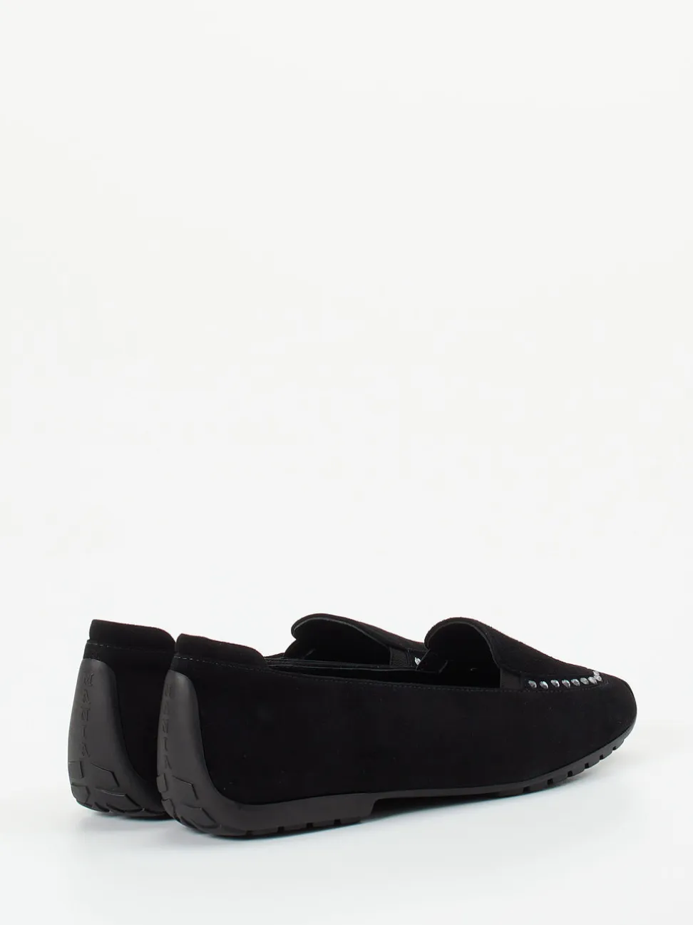 Mania – Loafer aus Veloursleder Schwarz