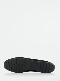 Mania – Loafer aus Veloursleder Schwarz