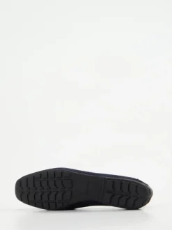 Mania – Loafer aus Veloursleder in Dunkelblau