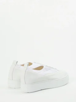 Mania – Slip-On Sneaker aus Kalbleder weiß