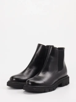 Mannori – Chelsea Boots aus Kalbleder Schwarz