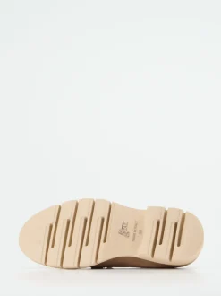 Mannori – Chunky Loafer aus Veloursleder beige