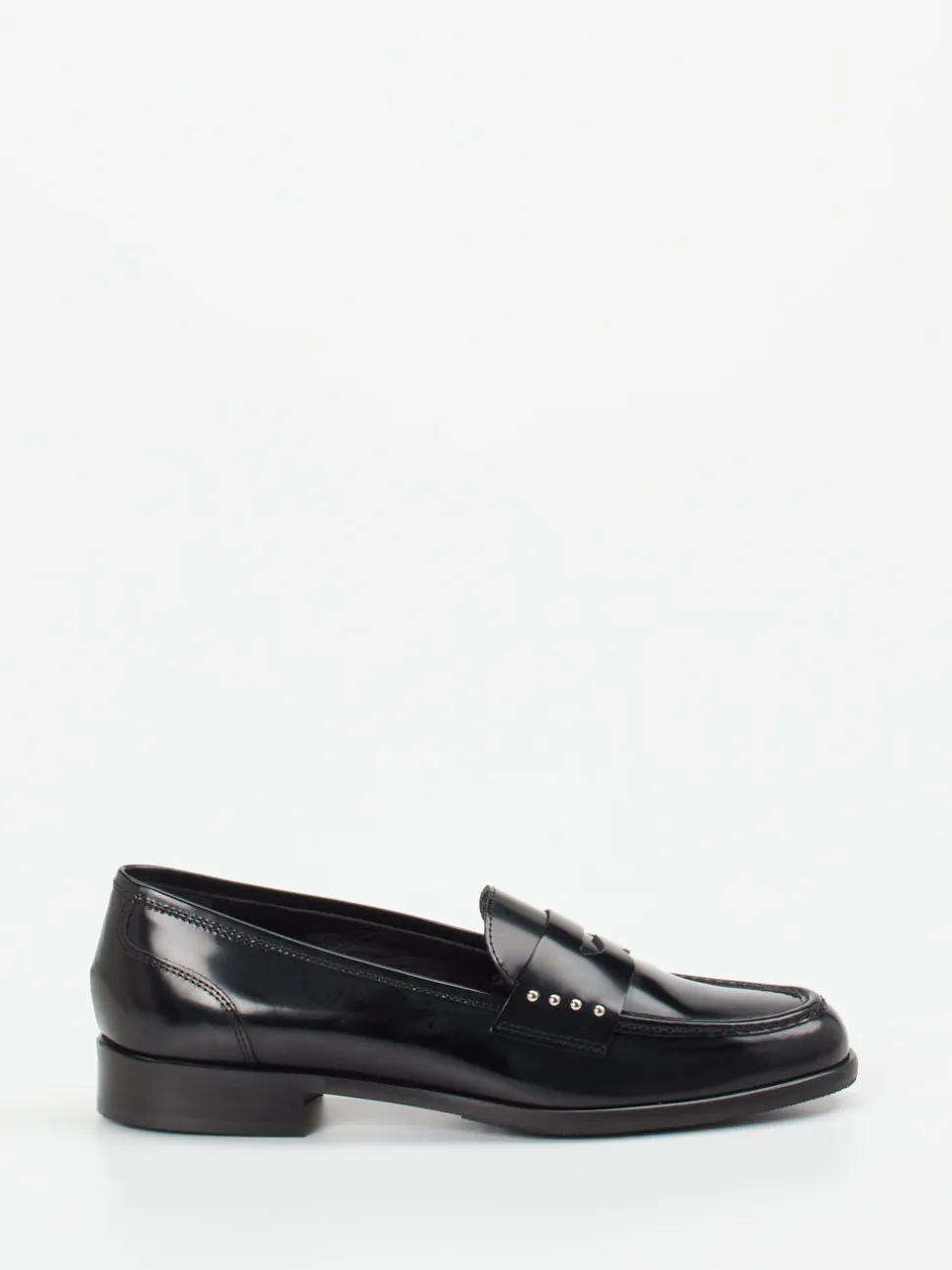 Mannori – Loafer aus Hochglanzleder schwarz