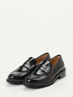 Mannori – Loafer aus Hochglanzleder schwarz