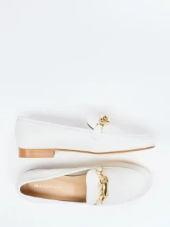 Mannori – Loafer aus Kalbleder in Offwhite
